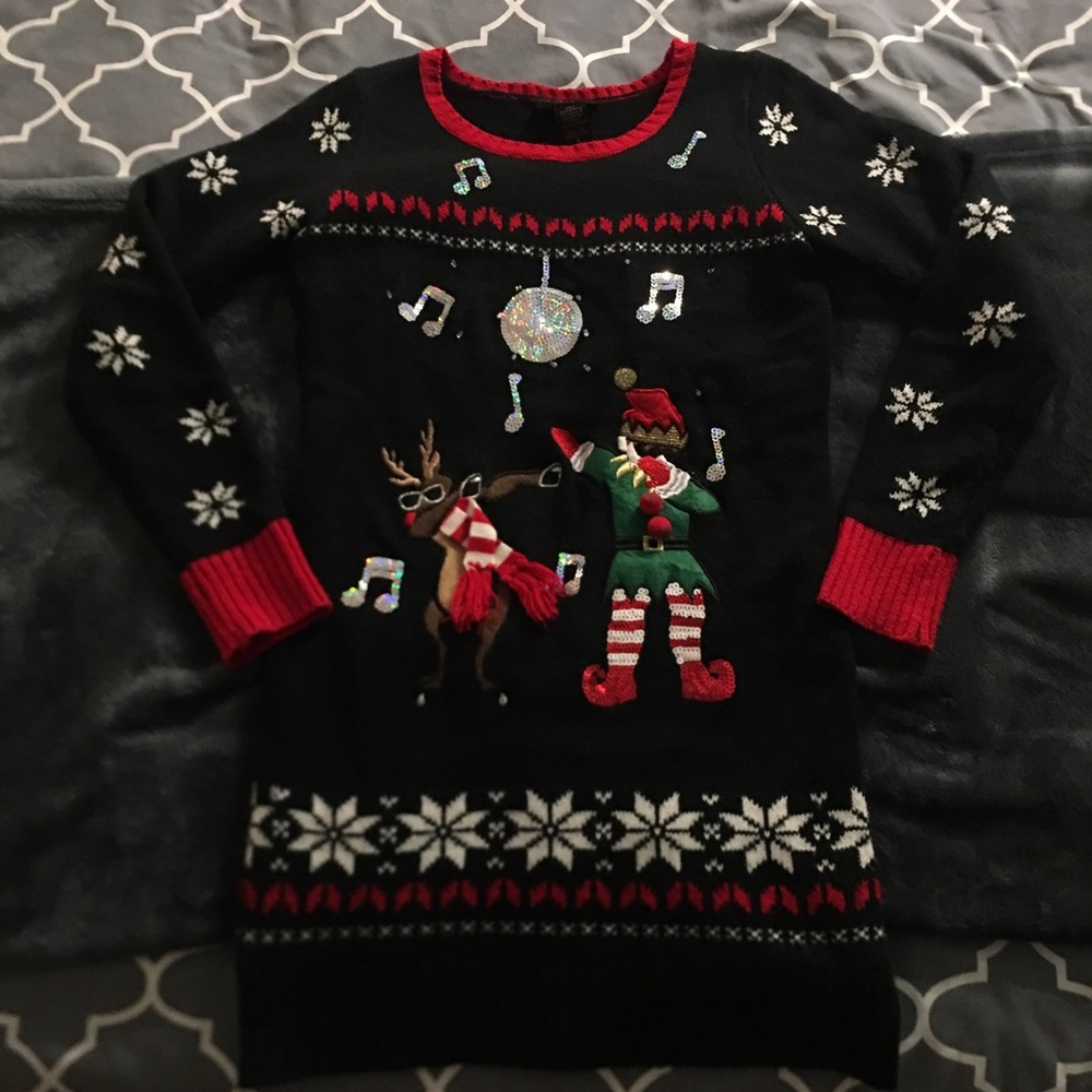 Light Up Christmas Sweater Dress